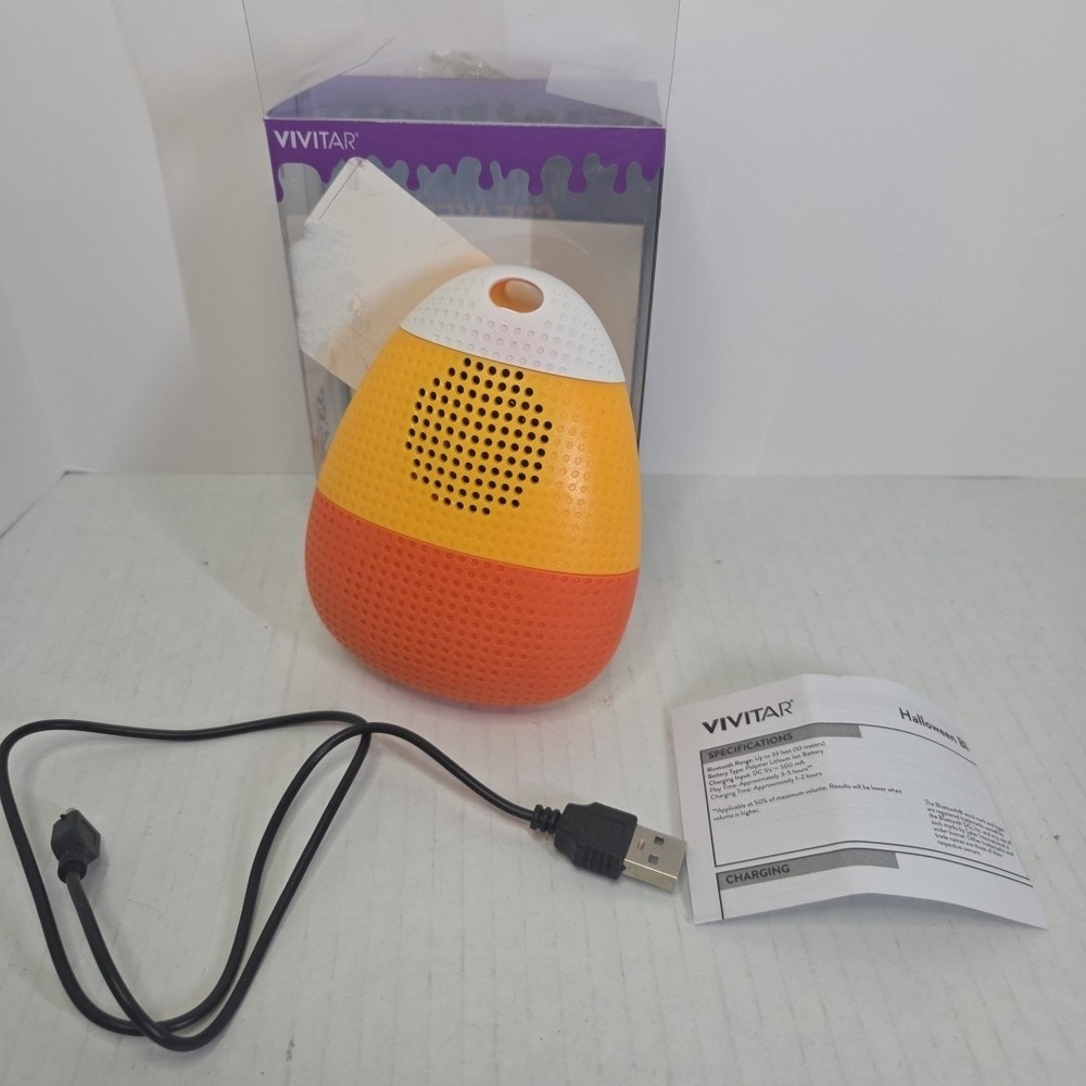 Vivitar Candy Corn‎ Wireless Speaker Bluetooth Tested
